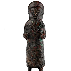 Urartu Copper Figure of a Goddess