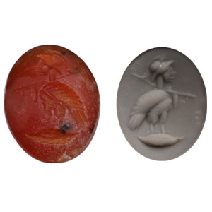Roman Carnelian Intaglio with Harpy
