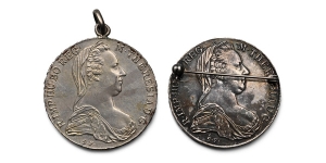 Group of Two [2] Maria Theresia AR Thalers.