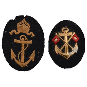 German Kriegsmarine Naval Patch Group