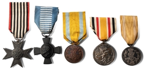 Group of Five [5] German WWI Medals.