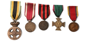 Group of Five [5] German WWI Medals.