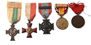 Group of Five [5] German WWI Medals.