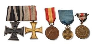 Group of Four [4] German WWI Medals.