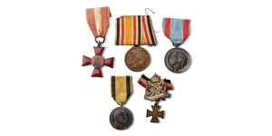 Group of Five [5] German WWI Medals.