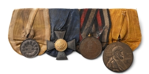 German WWI Mounted Medal Group.