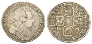 Great Britain. Hanover, George I AR Shilling.