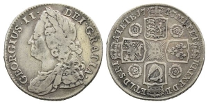 Great Britain. Hanover, George II AR Shilling.