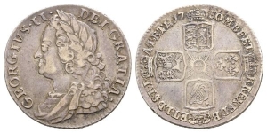 Great Britain. Hanover, George II AR Shilling.