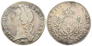 France. Louis XV AR Écu.