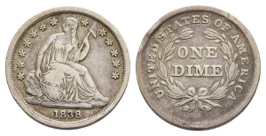 United States of America AR Dime or 10 Cents.