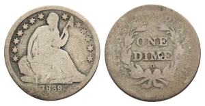 United States of America AR Dime or 10 Cents.