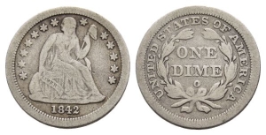 United States of America AR Dime or 10 Cents.