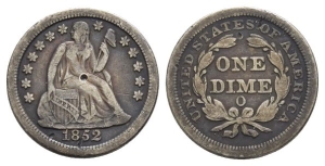 United States of America AR Dime or 10 Cents.