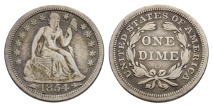United States of America AR Dime or 10 Cents.