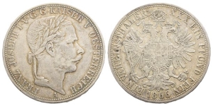 Austrian Empire. Franz Joseph I AR Vereinsthaler.
