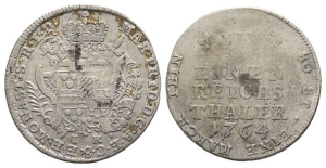 German States. Münster (Bishopric), Maximilian Frederick of Königsegg-Rothenfels AR 1/6 Thaler.