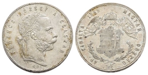 Hungary. Francis Joseph I AR Forint.