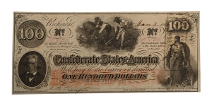 Confederate States of America, One Hundred Dollars T41.