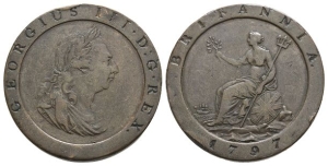Great Britain. Hanover, George III CU Penny.