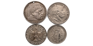 German States. Group of Four [4] AR Coins.