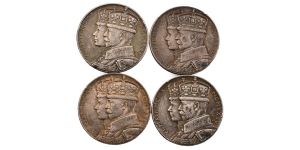 Great Britain. Group of Four [4] George V AR Jubilee Medals.