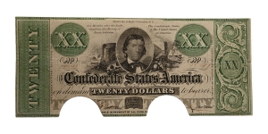 Confederate States of America, Twenty Dollars T21.