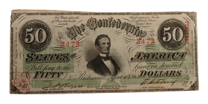Confederate States of America, Fifty Dollars T57.