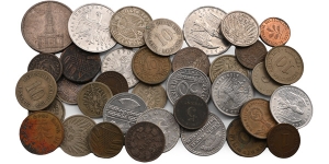 Germany. Group of Thirty-Six [36] Coins.