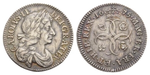 Great Britain. Stuart, Charles II AR Fourpence.
