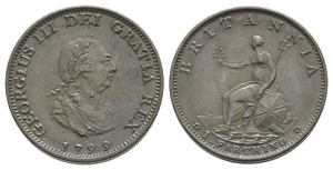Great Britain. Hanover, George III CU Farthing.