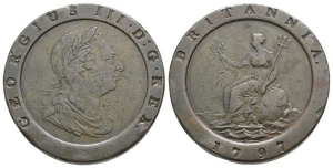 Great Britain. Hanover, George III CU Twopence.