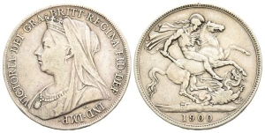 Great Britain. Hanover, Victoria AR Crown.