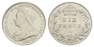 Great Britain. Hanover, Victoria AR Sixpence.