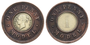 Great Britain. Hanover, Victoria BI Pattern Penny Model.