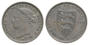 Jersey. Victoria AE 1/48 Shilling.