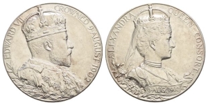 Great Britain. Hanover, Edward VII AR Coronation Medal.
