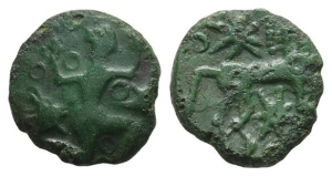 Celtic Northeast Gaul. Bellovaci Potin Unit.