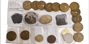 Group of Twenty-One [21] AE Tokens.