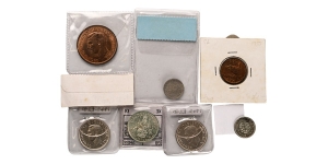 Great Britain. Group of Seven [7] George VI Coins.