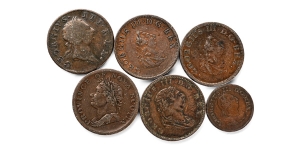 Great Britain. Group of Six [6] CU Coins.
