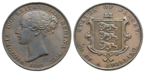 Jersey. Victoria AE 1/26th Shilling.