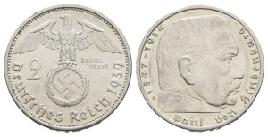 Germany. Third Reich AR 2 Reichsmark.