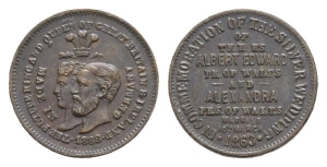Great Britain. Prince Albert and Princess Alexandra AE Commemorative Medal.