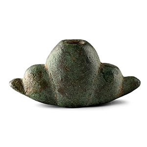 Anglo-Scandinavian Viking Bronze Five-Lobed Pommel