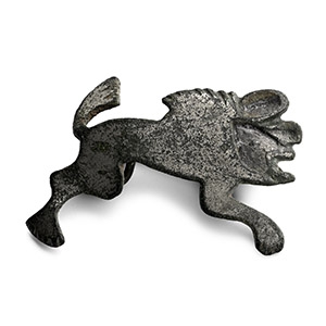 Published Romano-British Tinned Bronze Lion Brooch