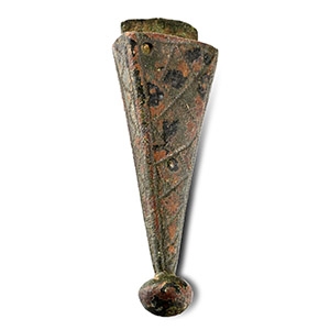 Medieval Bronze Dagger Chape