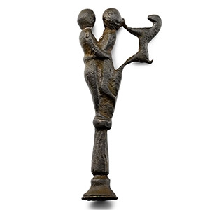 Georgian Bronze Bawdy Pipe Tamper