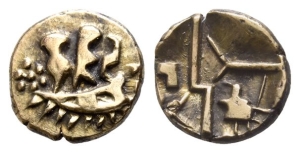 Celtic Britannia. Durotriges AV Quarter Stater.