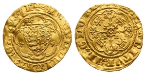 England. Plantagenet, Edward III AV Quarter Noble.